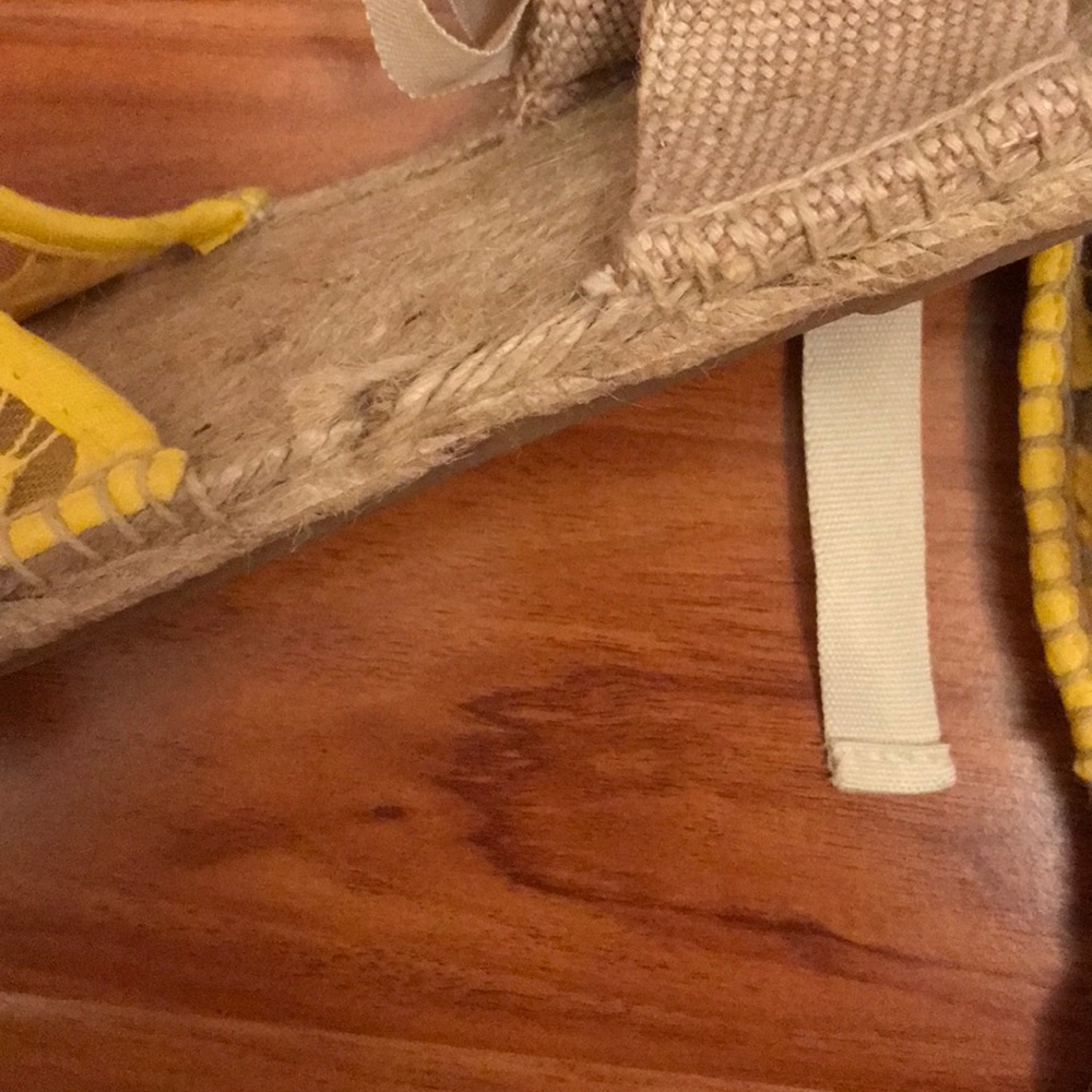 Soludos lace flats ankle wrap size 7 - Picture 3 of 5